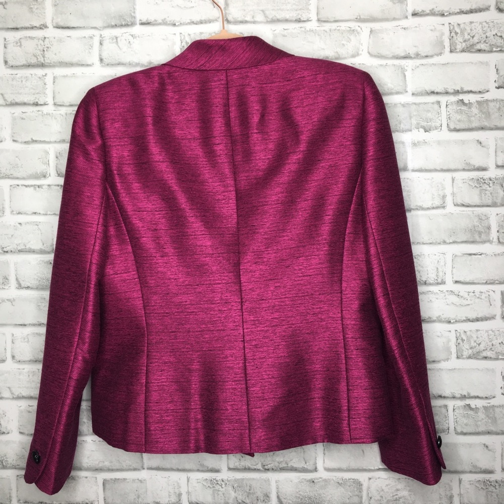 Kasper Blazer Bow Detail on Collar - Picture 7 of 13